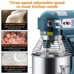 Commercial Food Mixer 10Qt, 600w Commercial Mixer With 3 Speed Adjustment And Stainless Steel Bowl 14 Commercial Food Mixer 10Qt, 600w Commercial Mixer With 3 Speed Adjustment And Stainless Steel Bowl -Furniture GUEST 00021a61 db0d 4317 9409 183d0d9c9781