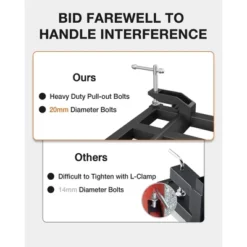 Pallet Forks, Tractor Forks 2500 Lbs - Heavy Duty Clamp-On For 48" Bucket, Debris Forks Attachment Fit Loader Skidsteer -Furniture GUEST 01b7cc9a adc8 450c a0bf 6cc1fcb03e5d