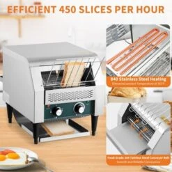 Commercial Toaster Conveyor, 450 Slices/H, 1800W 110v, 7 Temperature Settings 11 Commercial Toaster Conveyor, 450 Slices/H, 1800W 110v, 7 Temperature Settings -Furniture GUEST 02e04307 3a6f 48d4 8ce9 075a1e5f669c