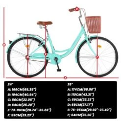26 Inch Beach Cruiser Bike For Women, Womens Bike With Basket 1 Speed, Step Through Bikes, Commuter Bicycle Women Adult With Adjustable Seat Beige 16 26 Inch Beach Cruiser Bike For Women, Womens Bike With Basket 1 Speed, Step Through Bikes, Commuter Bicycle Women Adult With Adjustable Seat Beige -Furniture GUEST 06c45d62 d032 46c3 a478 2a94fc6c7dcf