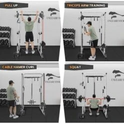 2000 LBS Power Cage,Multi-Function Power Rack With Cable Cross-Over System,Squat Rack With LAT Pull Down System For Home Gym -Furniture GUEST 07f086e2 0a77 4eed 94b3 38a4fa56484a