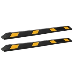 Parking Stoppers, 2 Pack 72'' Garage Wheel Stoppers - Heavy Duty Rubber Curb With Reflective Stripe, Installation Kit For Cars Trucks 19 Parking Stoppers, 2 Pack 72'' Garage Wheel Stoppers - Heavy Duty Rubber Curb With Reflective Stripe, Installation Kit For Cars Trucks -Furniture GUEST 08034008 5cb0 4fa5 871a d0ee5e16f6d6