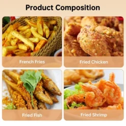 Deep Fryer, 20.7QT Electric Countertop Fryer With 2 Baskets & Lids - 6000W Dual Tank For Restaurant Kitchen -Furniture GUEST 098306ad e40b 4ece b3ed 111e5213791c