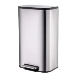 13.2 Gal/50L Trash Can, Rectangular Stainless Steel Trash Can With Recycling Bin, Fingerprint-Resistant,with Removable Inner Buckets -Furniture GUEST 0a57ad19 7af3 4f0d b736 c8e29d51c510