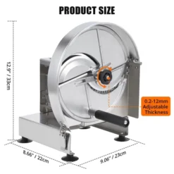 Commercial Vegetable Slicer Manual Potato Tomato Slicing Machine Onion Slicer Stainless Steel Vegetable Cutter Fruit Slicer -Furniture GUEST 0cef24c1 2d29 4c29 bdba a624606197b6