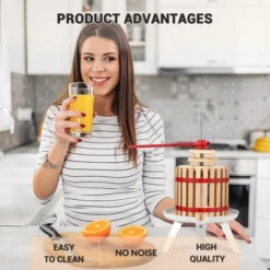 3.2 Gal Manual Fruit Wine Press With A Filter Bag, Manual Juice Maker, Hand Juicer Squeezer -Furniture GUEST 0e232b45 ac35 459e 96bd c1794b50e41d