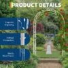 Garden Arch, Wedding Arch - 8.5FT Metal Trellis For Climbing Plants, Rust-Free Powder Coated Steel, White -Furniture GUEST 0e290280 ff29 44fb 87f1 24abeb5cdfa8