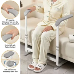 6-Speed Height Adjustable Chair Couch Stand Aid, Mobility Standing Aid Rail , Disabled People, Sofa Stand Assist From Sofa,Co-uch,Bed