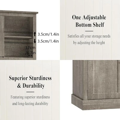 Kitchen Pantry Storage Cabinet,71" Tall Wood Pantry With Microwave Stand, Modern Kitchen Hutch Cabinet,Coffee Bar Hutch With Wine Rack For Dining Room 7 Kitchen Pantry Storage Cabinet,71" Tall Wood Pantry With Microwave Stand, Modern Kitchen Hutch Cabinet,Coffee Bar Hutch With Wine Rack For Dining Room - Image 5