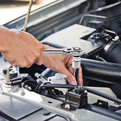 Socket Wrench Set Tool Set - 213 Piece Mechanics Tool Kit With SAE/Metric Sockets, Cr-V Steel Construction, Storage Case For Home & Auto Repair 8 Socket Wrench Set Tool Set - 213 Piece Mechanics Tool Kit With SAE/Metric Sockets, Cr-V Steel Construction, Storage Case For Home & Auto Repair - Image 6