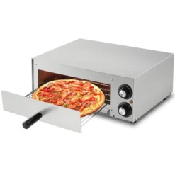 1100W Countertop Electric Pizza Oven,Stainless Steel Pizza Oven Maker With Timer & Removable Tray For Home, Kitchen & Restaurant -Furniture GUEST 1b809c14 a730 4855 8db1 e910e52b9735