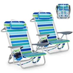 Backpack Beach Chair For Adults 2 PCS, Lightweight Portable Lay Flat Folding Beach Chair With 5 Reclining Positions, Backpack Straps, Phone Pocket 18 Backpack Beach Chair For Adults 2 PCS, Lightweight Portable Lay Flat Folding Beach Chair With 5 Reclining Positions, Backpack Straps, Phone Pocket -Furniture GUEST 1c74c448 ec3e 42ca a6c3 368b361f58c8
