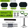 Adjustable Dumbbell Set With Iron Handle, 44lbs Weight Set, Green And Black, Octagon Head -Furniture GUEST 1ca9bdda 4c51 4906 a35a 7f87e941aa7a