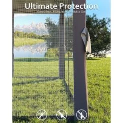11x11ft Pop Up Gazebo Tent With Mosquito Netting, Outdoor Canopy Shelter Easy Setup, Water & UV Resistant -Furniture GUEST 1d0342d4 d4c8 458e 8a86 4a637d918098