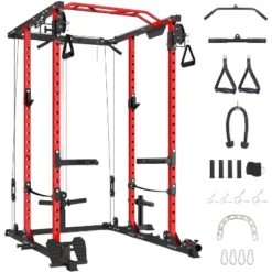 Multi-Functional Strength Training Squat Rack, LAT Pull Down System, Home Gym Equipment With 23 Attachments -Furniture GUEST 1d476c82 fd22 4425 a73c 3e14a4ddbeb3