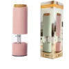 2pcs Electric Salt And Pepper Grinder Set, Automatic Shakers Mill Powered One Hand Operation Salt Pepper Mill For Kitchen Gadgets Pink -Furniture GUEST 1f9ba499 cdab 4c93 a802 1669ea77e6e7
