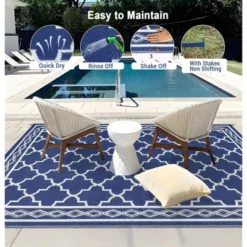 Outdoor Rugs, Patio Rugs - 9x18 Large Waterproof Reversible Plastic Straw Rug, Easy Cleaning For RV, Porch, Deck, Balcony, Camping 16 Outdoor Rugs, Patio Rugs - 9x18 Large Waterproof Reversible Plastic Straw Rug, Easy Cleaning For RV, Porch, Deck, Balcony, Camping -Furniture GUEST 205628b1 c9d3 428e b353 685baed5ac2c