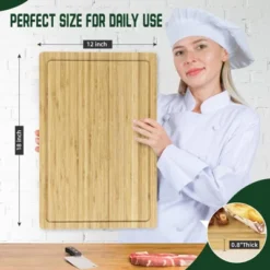 Acacia Wood Noodle Board - Stove Top Cover With Handles, Electric & Gas Stove Compatible, Counter & RV Use, Decorative Tray -Furniture GUEST 20a4c8e0 ffda 4625 913e ce21c6da98a5