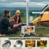 Portable Wood Burning Tent Stove - Stainless Steel Camp Stove With Grill For Hot Tents 2 Portable Wood Burning Tent Stove - Stainless Steel Camp Stove With Grill For Hot Tents -Furniture GUEST 211a4ddd d9f0 4e1f bc94 b0251f0c9e42