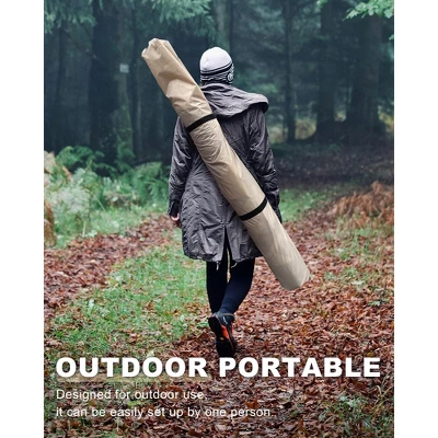 Pop-Up Screen Tent Gazebo, 12 X 12 Ft Camping Canopy Instant Shade, Featuring 6 Removable Privacy Canopy, And Made From 210D Oxford Fabric 7 Pop-Up Screen Tent Gazebo, 12 X 12 Ft Camping Canopy Instant Shade, Featuring 6 Removable Privacy Canopy, And Made From 210D Oxford Fabric - Image 5