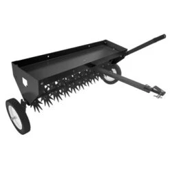 40-Inch Tow Behind Spike Aerator With Galvanized Steel Tines, Soil Penetrator With Extra-Wide Tow Bar With Adjustable Handle For Farm -Furniture GUEST 22ccfc74 b59b 4cce 97c0 085ae4d8136a