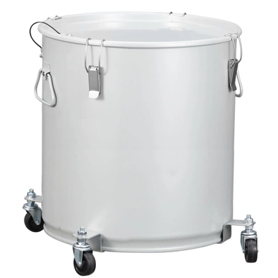 Grease Bucket, 10 Gallon Heavy Duty Fryer Oil Container - Lid/Lock Clips/Wheels, Food Grade Anti-Rust (Kitchen/Food Truck) 9 Grease Bucket, 10 Gallon Heavy Duty Fryer Oil Container - Lid/Lock Clips/Wheels, Food Grade Anti-Rust (Kitchen/Food Truck) - Image 7