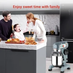 Commercial Food Mixer, Takywep 1250W Commercial Mixer For Bakeries 3 Speeds Adjustable, With 3 Different Attachments, Heavy Duty Food Mixer -Furniture GUEST 2459651d cea2 48f8 a5ef 114b1b4693f9