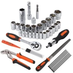 Tool Set 236 Piece - Socket Wrench Set With Toolbox, Auto Repair & Household Hand Tool Kit With Essential Tools For Home & Garage -Furniture GUEST 24a6e5f5 c4f4 457c 8dbd 30e24a8b0334