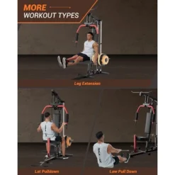 Home Gym Equipment Multifunctional Home Gym Machine With Leg Press & Pulley System, Exercise Equipment For Full Body Strength Training -Furniture GUEST 26509753 8b97 4703 ae8e 7ce62605d097