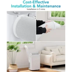 Portable Room Air Conditioner, 12,000 BTU Portable AC Unit With Remote Control/Installation Kit, Stand Up AC Unit Room Cooling Up To 400sq.ft 8 Portable Room Air Conditioner, 12,000 BTU Portable AC Unit With Remote Control/Installation Kit, Stand Up AC Unit Room Cooling Up To 400sq.ft -Furniture GUEST 27db7e67 d00f 4a4d b470 8cafeb2bc119