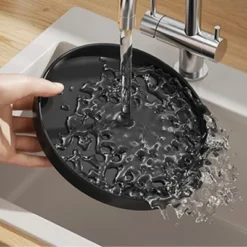 Knife Rack, Rotating Kitchen Utensil Holder - 360¡ã Spoon Fork Chopstick Storage With Drain Tray, Black White -Furniture GUEST 27f6e0ad 231a 4de9 9aae 276701f46bc8