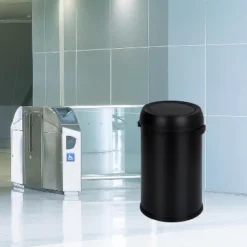 GAOMON 65L/17Gal Heavy Duty Brushed Stainless Steel Outdoor Trash Can, Large Kitchen Round Swing Top -Furniture GUEST 2a5d45fb 0ca4 4d90 88ff 7747c9e04c23