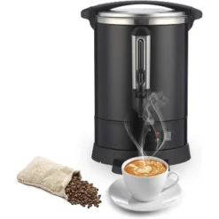 Cups Coffee Urn-3.8 Gallon Double Wall Commerical Coffee Maker For Buffet Catering Wedding Gathering,Large Capacity Hot Coffee Dispenser -Furniture GUEST 2ac44724 c1a7 4a5e 8c8e 7f5e8157ec7d