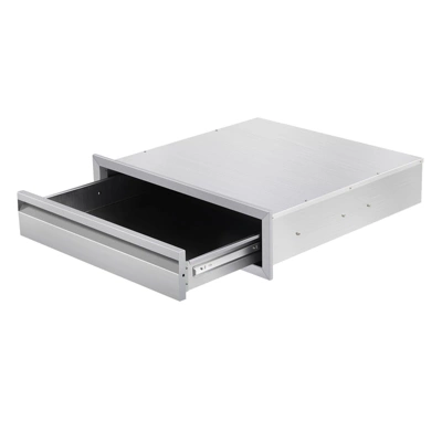 Outdoor Kitchen Drawers With Paper Towel Holder, Triple BBQ Access Drawers, Stainless Steel Flush Mount BBQ Island Drawers For Outdoor Kitchen 12 Outdoor Kitchen Drawers With Paper Towel Holder, Triple BBQ Access Drawers, Stainless Steel Flush Mount BBQ Island Drawers For Outdoor Kitchen - Image 10