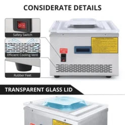 Vacuum Sealer, Professional Chamber Sealer - Automatic 10.2'' Width Stainless Steel Food Packaging Machine For Home & Commercial -Furniture GUEST 2ba29018 6d4b 422d b8f1 6790b880dd9d