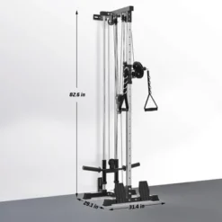 Wall Mount Cable Machine,LAT Power Cable Machine, LAT Pull Down And LAT Row LAT Tower,Cable Crossover Machine For Home Gym Total Body Training -Furniture GUEST 2c194c73 085f 4d3a bb7d 5f9ad559b810