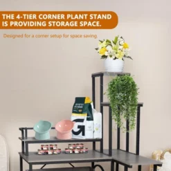 Cat Litter Box Enclosure Furniture With 3-Tier Storage Shelves, Wooden Large Hidden Litter Box Furniture, Modern Style Cat Washroom ,Grey 17 Cat Litter Box Enclosure Furniture With 3-Tier Storage Shelves, Wooden Large Hidden Litter Box Furniture, Modern Style Cat Washroom ,Grey -Furniture GUEST 2e8766de 6da4 4866 bd3e 3e9c9da7ec8c