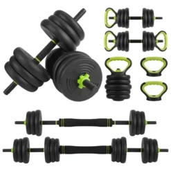 Adjustable Dumbbell And Kettlebell Set, 4 In 1, 66lbs /88lbs Weight Used As Kettlebells, Barbell, Push Up Stand For Home Gym, Green And Black 17 Adjustable Dumbbell And Kettlebell Set, 4 In 1, 66lbs /88lbs Weight Used As Kettlebells, Barbell, Push Up Stand For Home Gym, Green And Black -Furniture GUEST 2e887c8b 44c9 460a b9df a55398b6b1ae