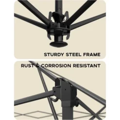 13X13 Ft Gazebo Tent Outdoor Pop Up Canopy Tent,Pop Up Gazebo,Adjustable Height Instant Gazebos,for Events, Parties, Camping -Furniture GUEST 304cfffa e22e 485a ac51 fbc807d4e157