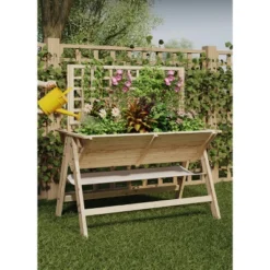 52x30x54in Raised Garden Bed With Legs,Wooden Elevated Raised Garden Beds Outdoor -Furniture GUEST 3104fc6f 49b0 499b 8697 39f0b204cfae