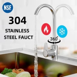 TROPOW Silver Stainless Steel Utility Sink – Freestanding Single Bowl For Kitchen/Laundry/Garage -Furniture GUEST 32b590dd 203a 4bdf 8bc8 38b14dfb68a8