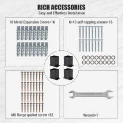 Post Base, 4x4 Post Base - Heavy Duty 4-Pack Powder-Coated Steel Brackets With Hardware For Deck, Fence, Pergola, Gazebo Anchor -Furniture GUEST 3331c3e0 b91e 4316 9d3e b684a1069fe0