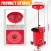 Waste Oil Drain, Oil Drain Tank - 20 Gallon Portable Air Operated With Adjustable Funnel Height, Pressure Valve & Wheels For Garage/Workshop -Furniture GUEST 340913d8 5d2b 4468 bdde 68e66a55e9b4