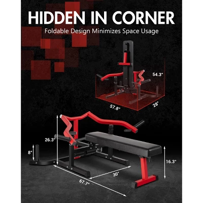 Bench Press Machine, 3-in-1 Chest Press Machine, With Independent Converging Arms, Adjustable Flat/Incline/Decline Bench 8 Bench Press Machine, 3-in-1 Chest Press Machine, With Independent Converging Arms, Adjustable Flat/Incline/Decline Bench - Image 6