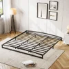 Low Bed Frame 6 Inch Heavy Duty Metal Platform Bed Frame Low Profile, Mattress Foundation, No Box Spring Needed -Furniture GUEST 348ff2fd bcb1 4ec5 8bf2 0357626a2853
