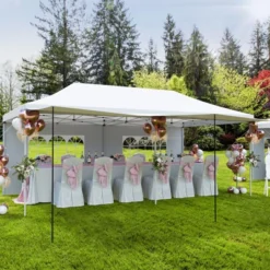 10x20 Pop Up Canopy Tent, For Parties With Roller Bag, With 6 Removable Sidewalls, Upgraded Thickened Legs, 6 Sand Bags 21 10x20 Pop Up Canopy Tent, For Parties With Roller Bag, With 6 Removable Sidewalls, Upgraded Thickened Legs, 6 Sand Bags -Furniture GUEST 35b9a34a eea2 4709 8167 8a209e61a09d