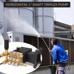 4400 PSI High-Pressure Water Pump, 4 GPM Flow Rate, 1" Shaft Horizontal Plunger Design, Universal Replacement -Furniture GUEST 3916baa0 8958 466e 8fa3 52a88f9a6c67