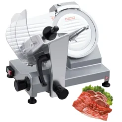 Meat Slicer, 10" Electric 240W Slicer With Stainless Steel Blade - Adjustable Thickness For Restaurant, Deli & Home -Furniture GUEST 3c47acb1 b450 4a27 a7e7 075878c2a9b8