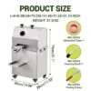TROPOW Manual Sugar Cane Juicer, Commercial Press With Stainless Steel 3 Rollers, 2.4" Large Inlet, High Output Juicer Machine -Furniture GUEST 3ffc05c8 66f8 44c0 a10a 7cb79e5ae951