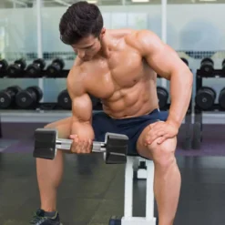 TROPOW PU Coated Hex Dumbbell Set (10KG/22LB X2) ¨C Black Non-Slip No-Roll Weights For Home Gym & Strength Training -Furniture GUEST 419660e3 8ed5 4642 9029 4a833449d073